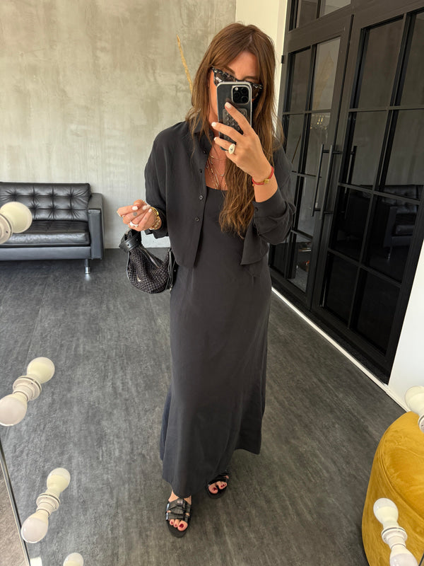 Ensemble Élégance Noir 2 Pièces ✨