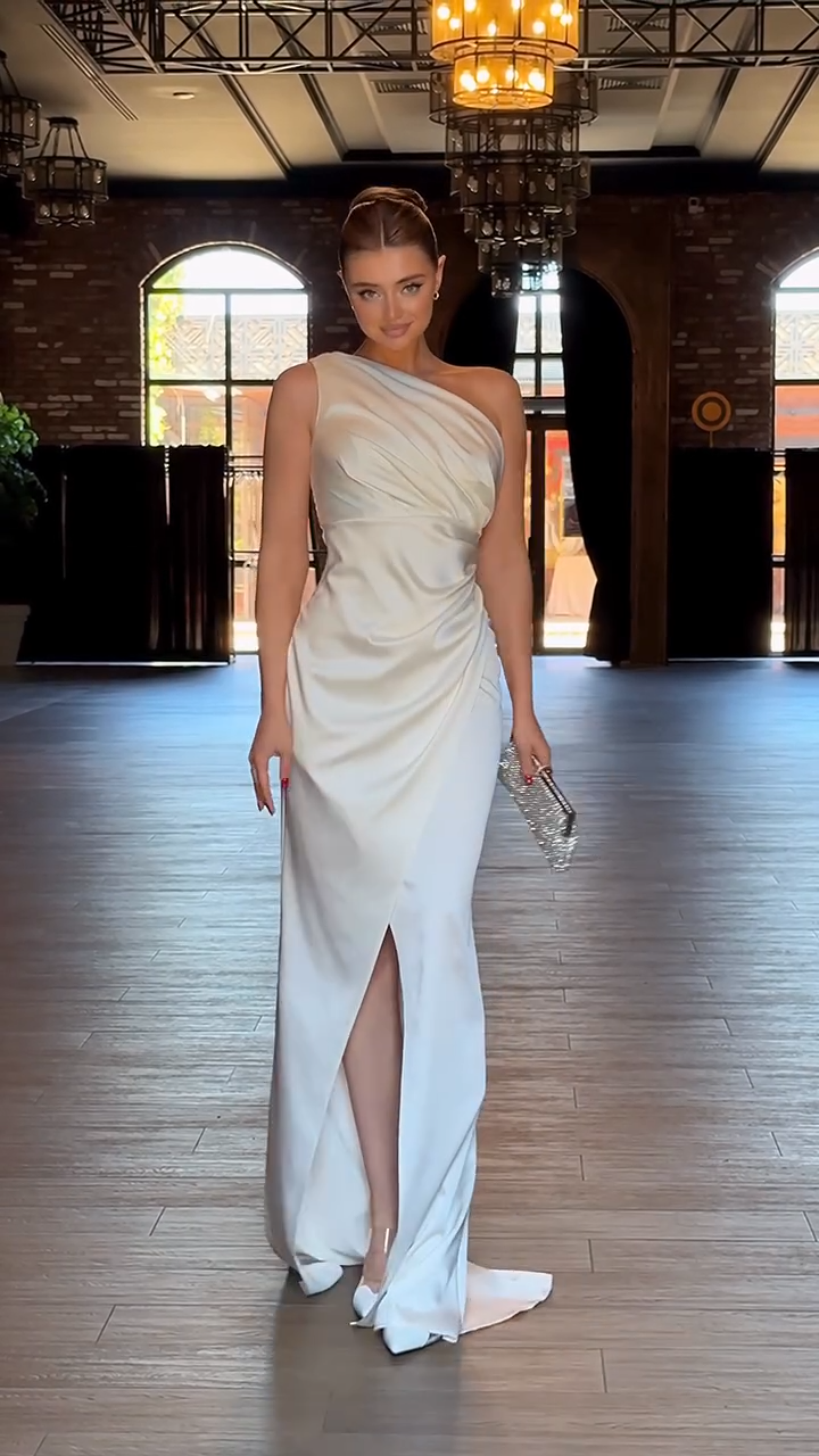 Robe Longue Satinée Premium