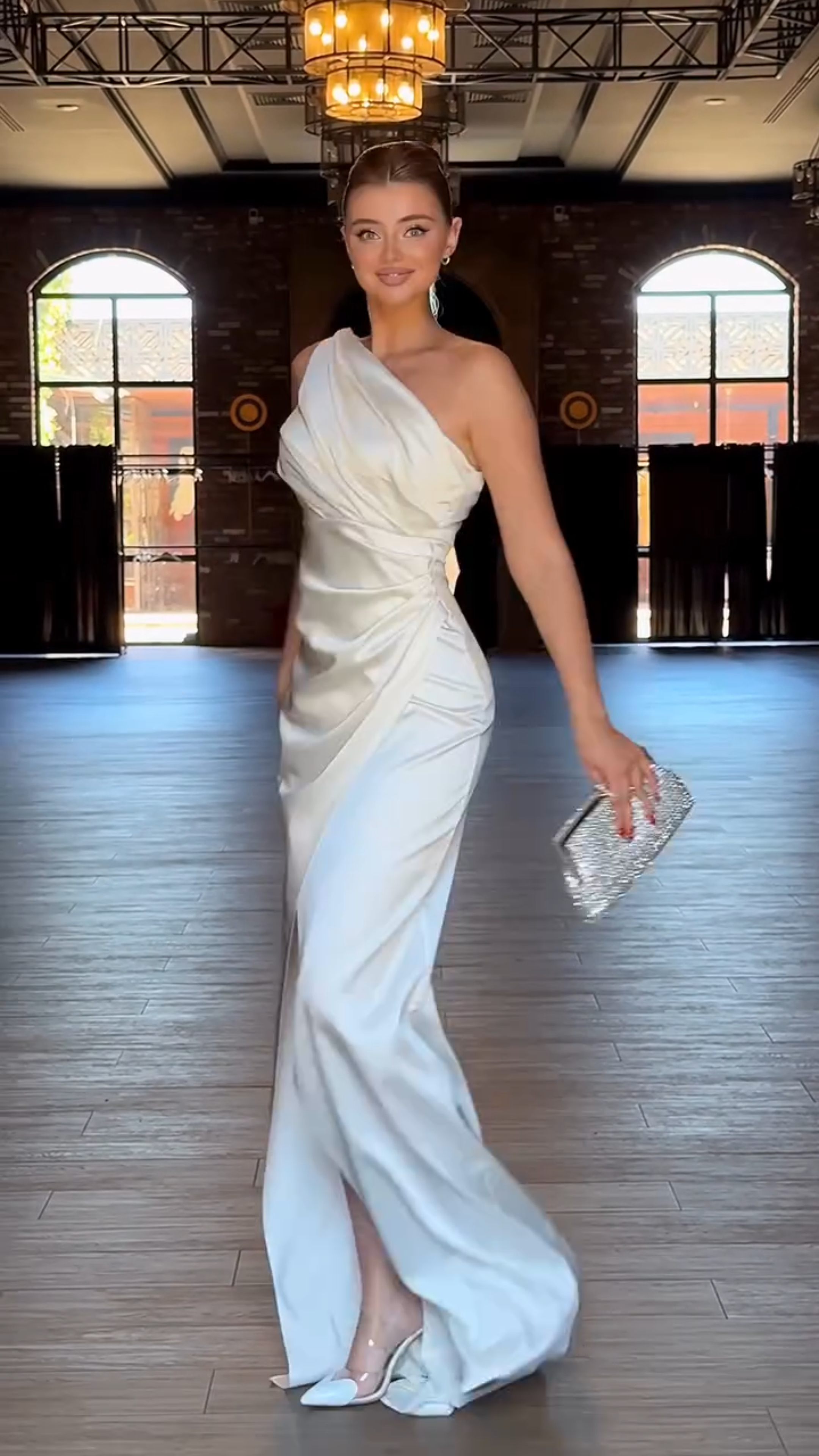 Robe Longue Satinée Premium