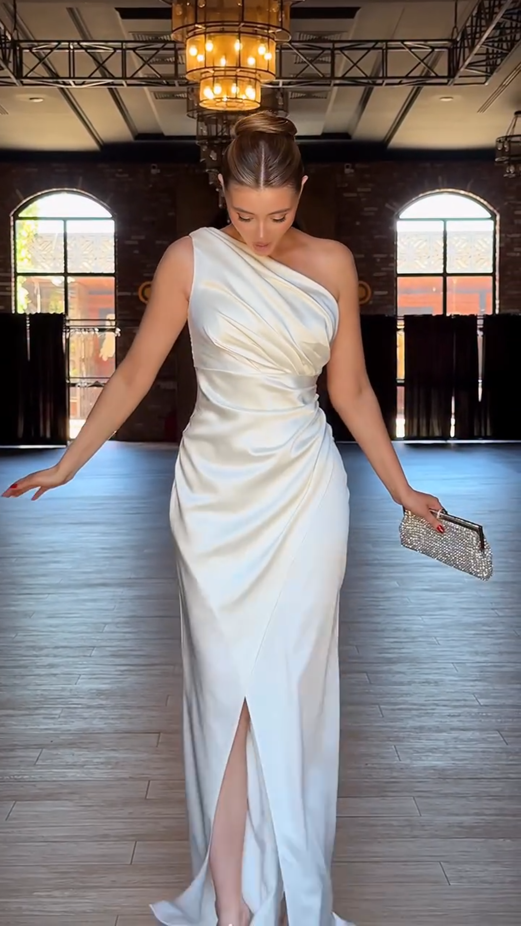 Robe Longue Satinée Premium