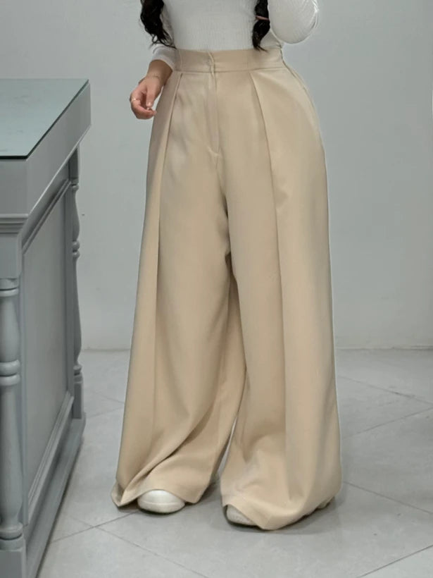 Pantalon Large Élégant