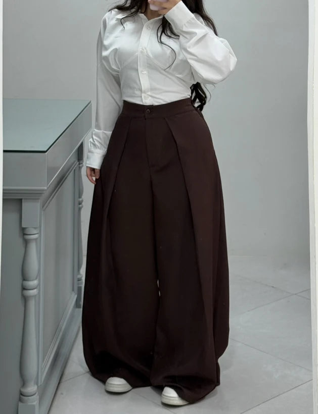 Pantalon Large Élégant