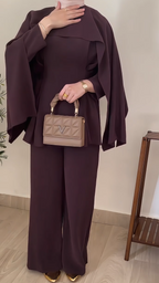طقم نسائي أنيق فضفاض – راحة وفخامة في لوك واحد 👗✨